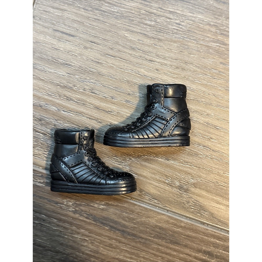 Ken Doll Black Replacement Sneaker Boot High Top Mattel Barbie 16A